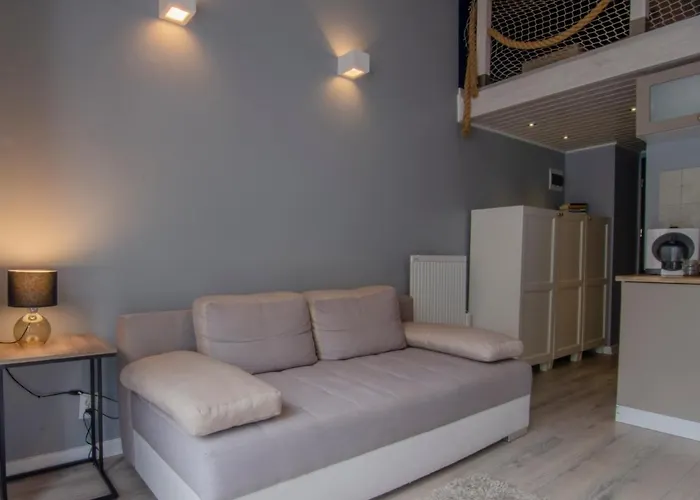 דירה Holidayhomepl Slavia New 012 Z Antresola I Balkonem Przy Plazy