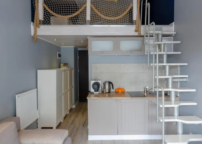 דירה Holidayhomepl Slavia New 012 Z Antresola I Balkonem Przy Plazy מידזיזדרויה