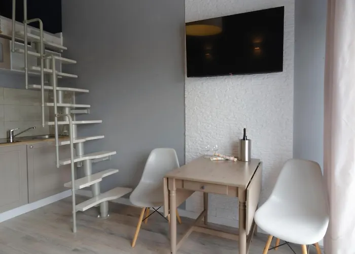 דירה Holidayhomepl Slavia New 012 Z Antresola I Balkonem Przy Plazy