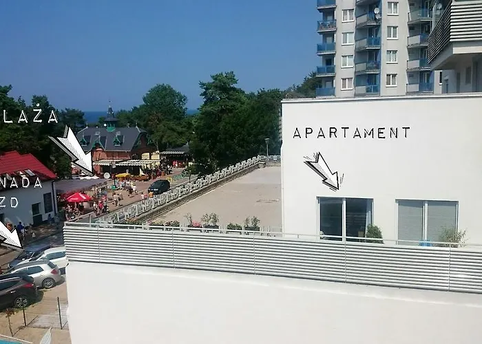 Holidayhomepl Slavia New 012 Z Antresola I Balkonem Przy Plazy Apartman Międzyzdroje