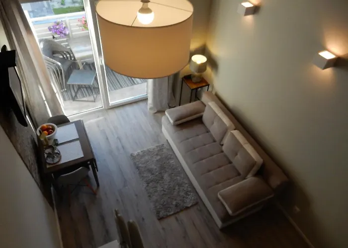 Holidayhomepl Slavia New 012 Z Antresola I Balkonem Przy Plazy *